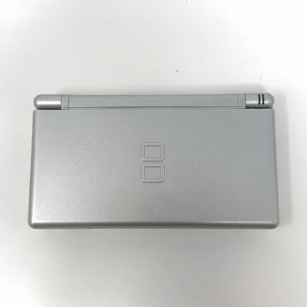 Nintendo DS Lite Silver Handheld Gaming Console Charger Included No Stylus